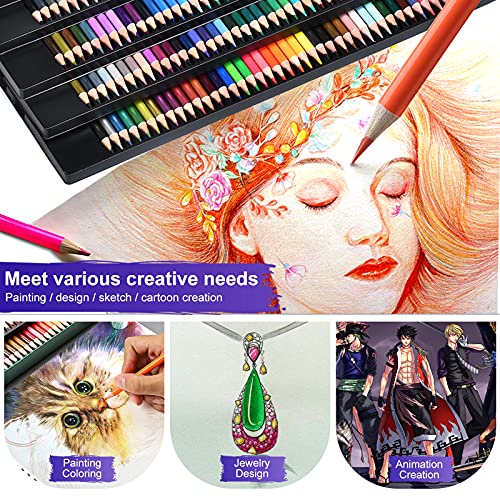 Colored Pencils for Adult Coloring Books, Soft Core, Artist