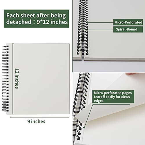  Sketch Book 8.5 X 11 Inch, Pack Of 2 Sketch Pad