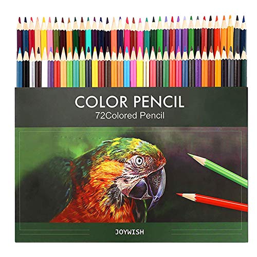 72 Pack Colored Pencils for Adult Coloring Books, Soft Core, Art Drawing  Pencils for Artists Kids Beginners, Coloring Pencils Set with Sharpener for  Coloring, Sketching, Painting 