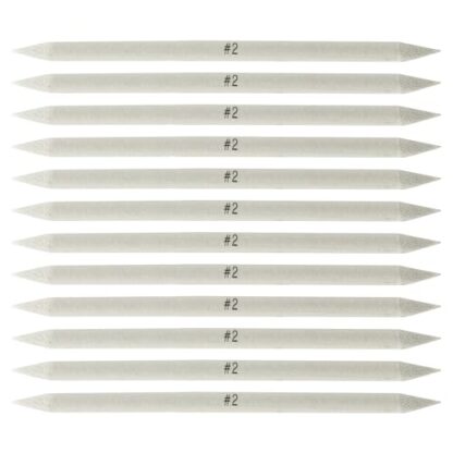 Creative Mark Blending Stumps - Solid Double-Ended Blending Stumps for Blending Charcoal, Pencils, Pastels, and More! - [Size # 2-12 Count]